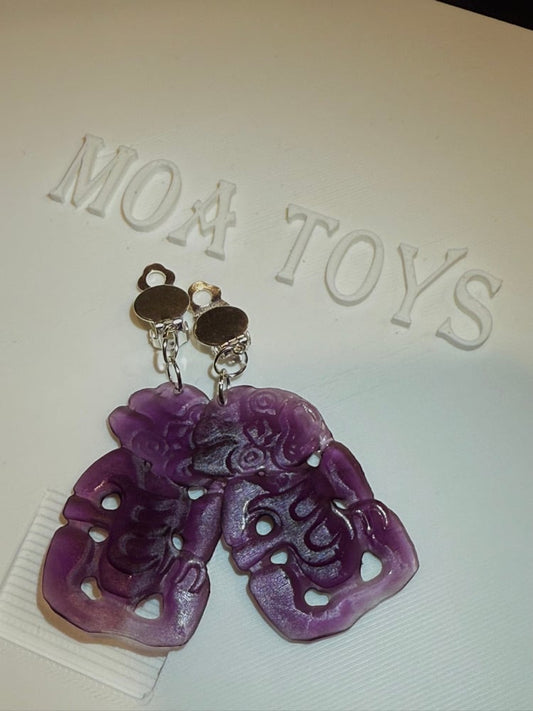 Clip-on large Hei Tiki Earrings